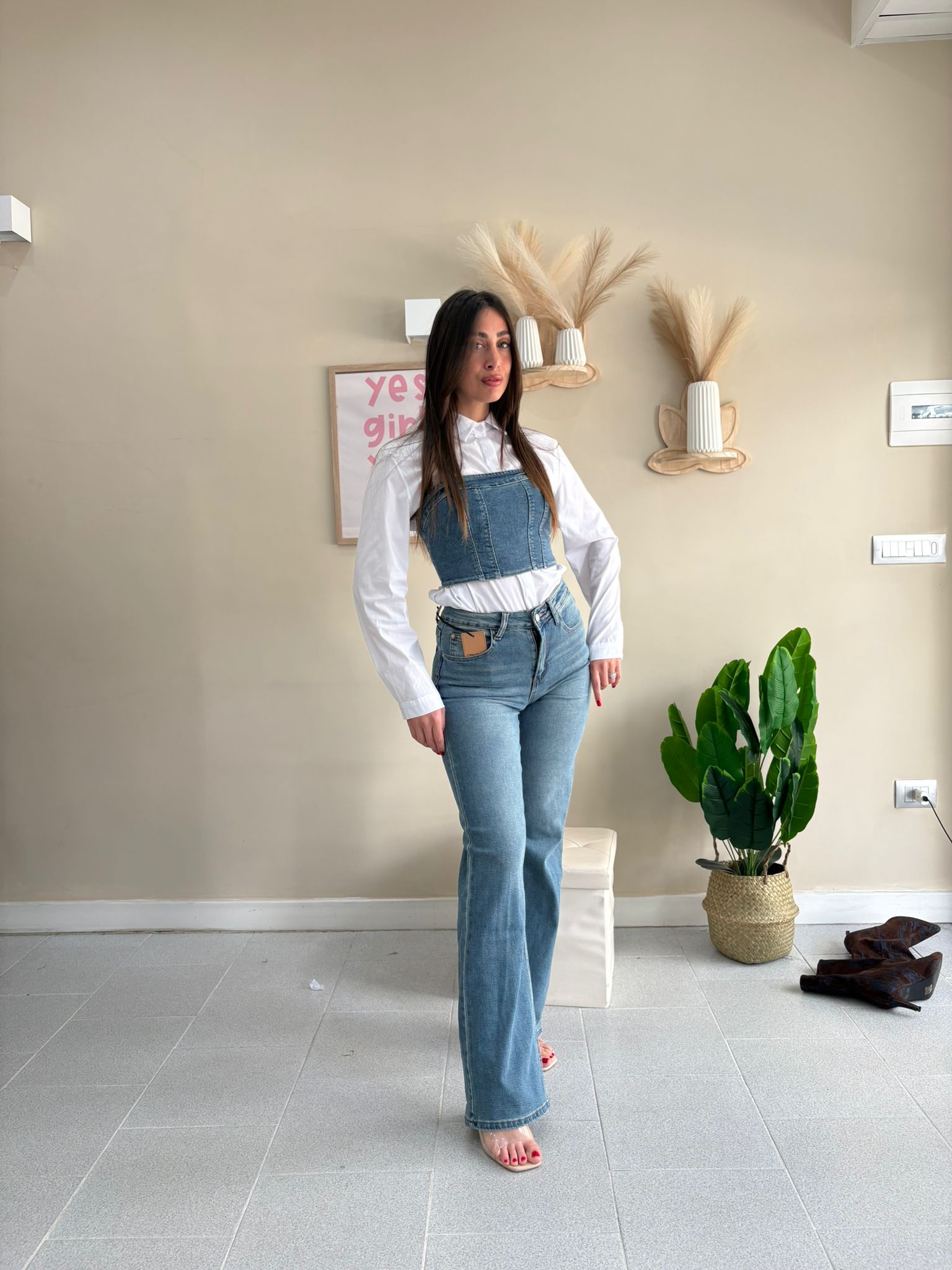 Completo denim - jeans - immagine 2